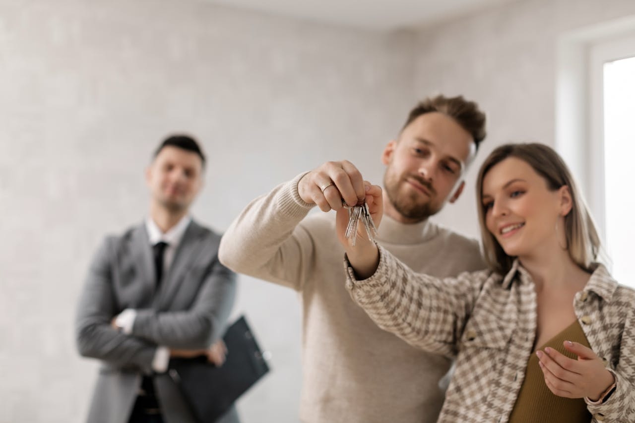 Happy Tenant and Landlord